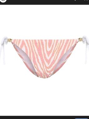 Heidi Klein Cape Town Zebra-print Bikini Bottom Xsmall